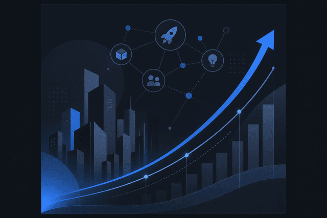 Industry and startups — growth curves and ecosystem nodes
