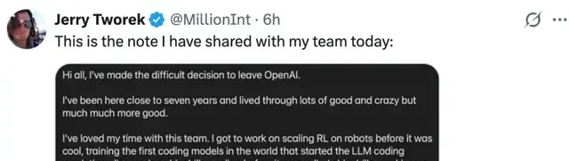 OpenAI's Top Reasoning Expert Departs After Building o3, o1, GPT-4, and Codex — figure 2